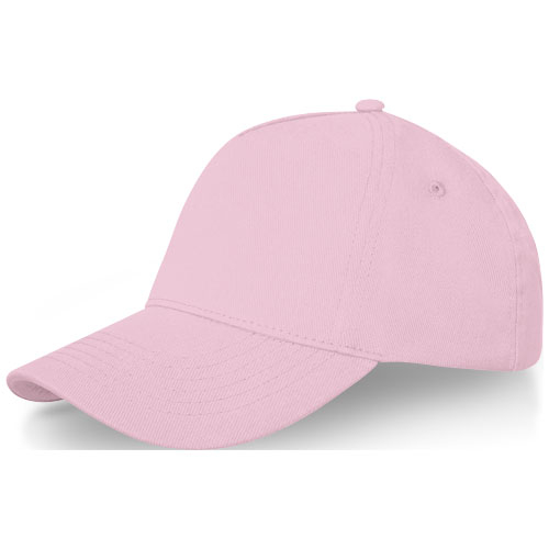 Casquette baseball publicitaire 5 panneaux Doyle Rose clair
